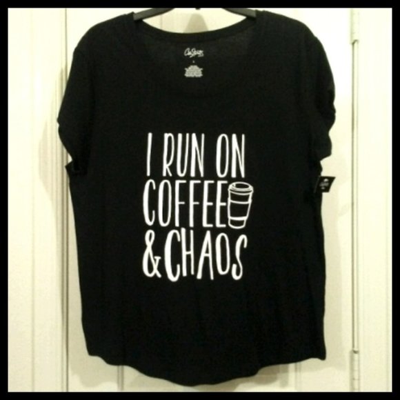 City Streets Tops - A Black & White Graphic Color Shirt.